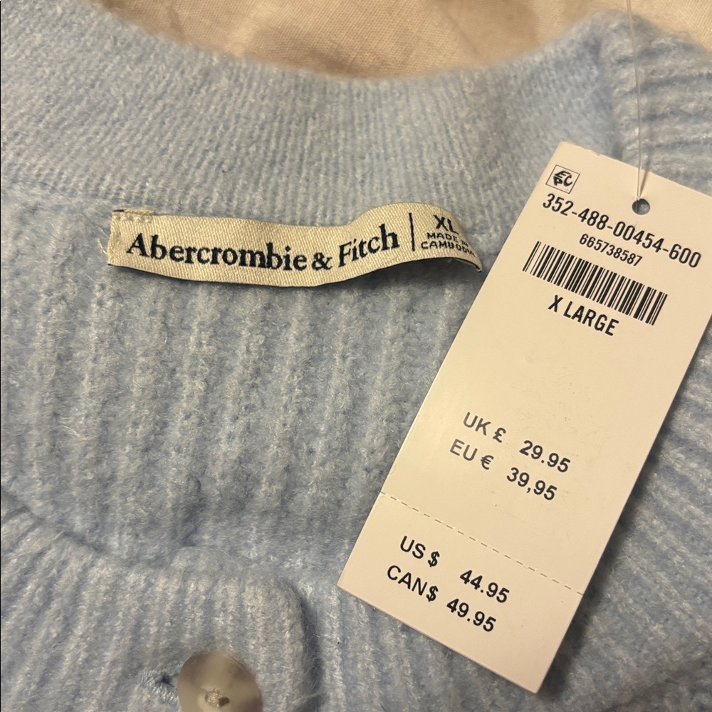 brand new abercrombie sweater cardigan - Picture 3 of 4